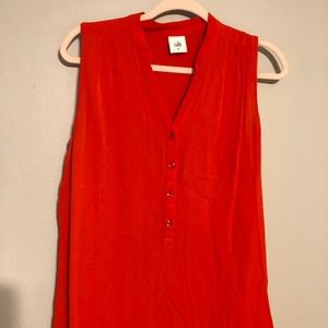 Cabi blouse. Fiery red.